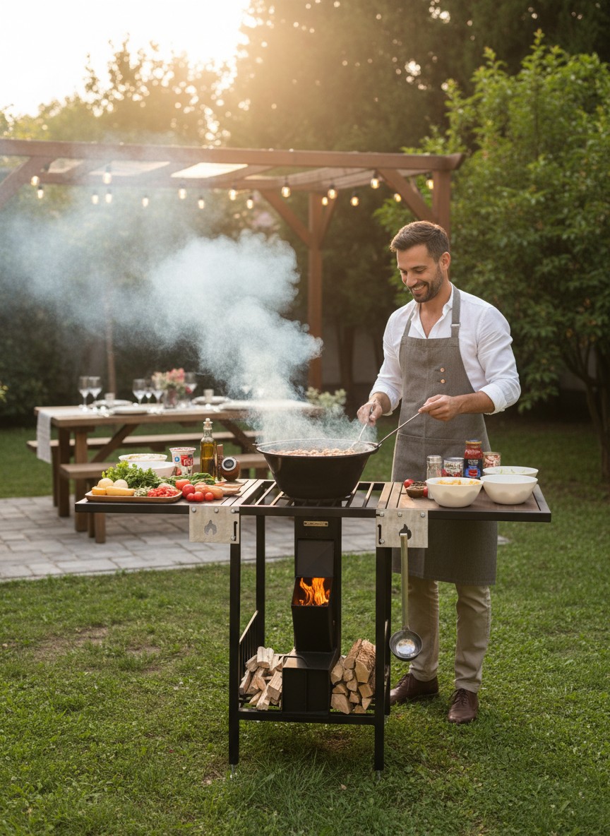 grillmonkey rakétakályha asztal grillmonkey rakétakályha asztal